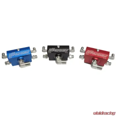 CNC Fabrication 4-Line Feed Fuel Line Kit Red Stock Intake Manifold 6.0L 2003-2007 - 422152