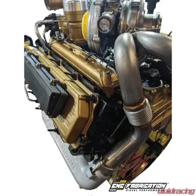 CNC Fabrication 4-Line Feed Fuel Line Kit Red Stock Intake Manifold 6.0L 2003-2007 - 422152