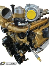 CNC Fabrication 4-Line Feed Fuel Line Kit Red Stock Intake Manifold 6.0L 2003-2007                                     - 422152 - Image 6