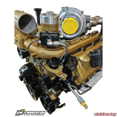 CNC Fabrication 4-Line Feed Fuel Line Kit Red Stock Intake Manifold 6.0L 2003-2007 - 422152