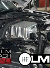 Late Model Throttle Raw Finish w/ Silver Snake Billet Supercharger Lid Ford Mustang GT500 2020+                                     - LMT-GT500-Lid-Raw - Image 3