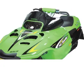 PowerMadd Windshield Extreme Low 10 inch Black Arctic Cat ZR3 2000-2007