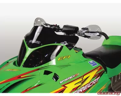 PowerMadd Windshield Extreme Low 7 inch Black Arctic Cat Firecat 2002-2006 - 12410