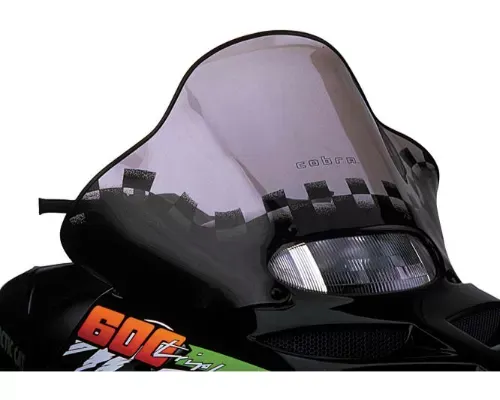 PowerMadd Windshield Mid 16.5 inch Tint with Black Checks Arctic Cat ZRT 1996-1998 - 12530