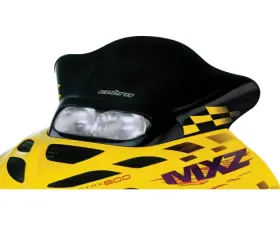 PowerMadd Windshield Low 13.25 inch Black with Yellow Checks Ski-Doo ZX 1999-2004