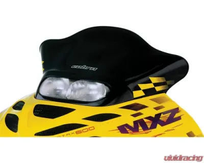 PowerMadd Windshield Low 13.25 inch Black with Yellow Checks Ski-Doo ZX 1999-2004 - 13225