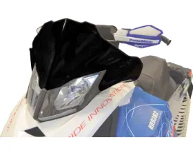 PowerMadd Windshield Low 12 inch Black Ski-Doo Rev XP 2008-2020