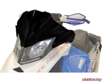 PowerMadd Windshield Low 12 inch Black Ski-Doo Rev XP 2008-2020 - 13413
