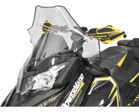 PowerMadd Windshield Cobra Mid 17 inch Clear with Black Fade Ski-Doo Rev XS 2013-2019