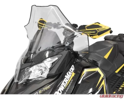 PowerMadd Windshield Cobra Mid 17 inch Clear with Black Fade Ski-Doo Rev XS 2013-2019 - 13530