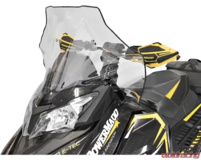 PowerMadd Windshield Cobra Tall 19 inch Clear with Black Fade Ski-Doo Rev XS 2013-2019 - 13540