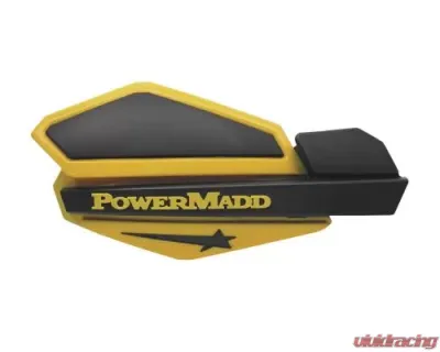 PowerMadd Star Series Handguards Yellow/Black - 34201