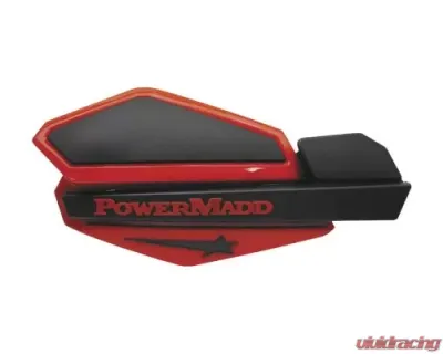 PowerMadd Star Series Handguards Polaris Red/Black - 34202