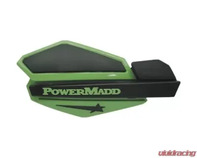 PowerMadd Star Series Handguards Green/Black - 34203