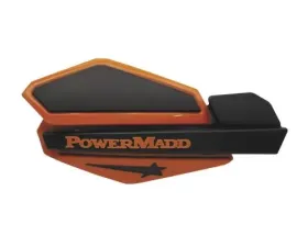 PowerMadd Star Series Handguards Orange/Black