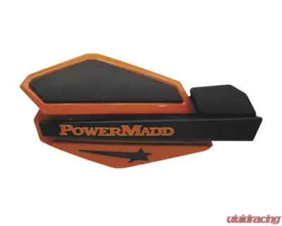 PowerMadd Star Series Handguards Orange/Black - 34205