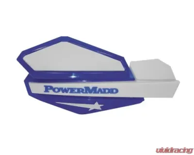 PowerMadd Star Series Handguards Blue/White - 34221