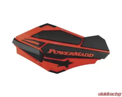 PowerMadd Sentinel Handguards Polaris Red/Black - 34402