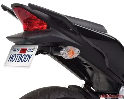 HotBodies Gloss Black Plate Bracket Fender Eliminator Honda CBR250R|300R 2011-2017 - 41102-1001