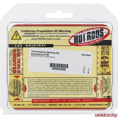 Hot Rods Transmission Bearing Kit KTM | Husqvarna 2017-2021 - HR00088