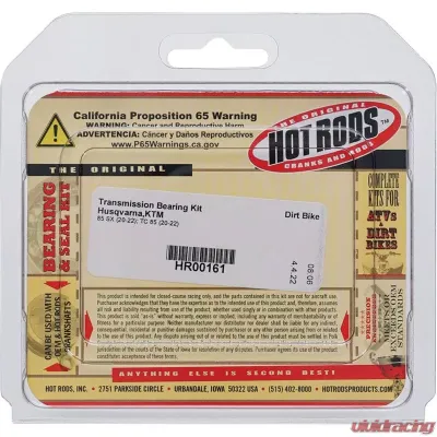 Hot Rods Transmission Bearing Kit KTM 85 SX | Husqvarna TC 85 2020-2022 - HR00161