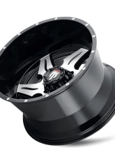 American Truxx Ninja Wheel 22x14 6x135 -76mm Black Milled                                     - AT163-22436M-76 - Image 3