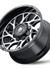 American Truxx Destiny Wheel 24x14 8x170 -76mm Black Milled                                     - AT1913-24470M-76 - Image 3