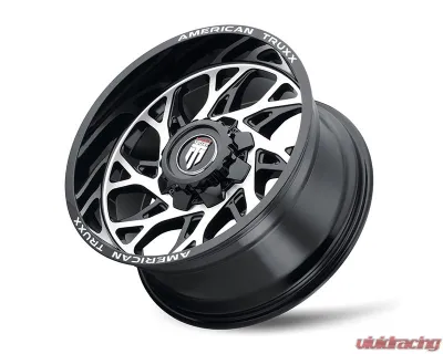 American Truxx Destiny Wheel 24x14 8x170 -76mm Black Milled - AT1913-24470M-76