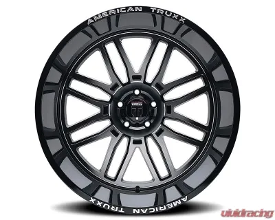 American Truxx AT1915 Restless 24x14 8x170 -76mm 125.2mm Black Milled - AT1915-24470M