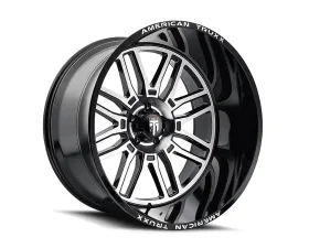 American Truxx AT1915 Restless 20x10 5x127 -25mm 78.1mm Black Milled