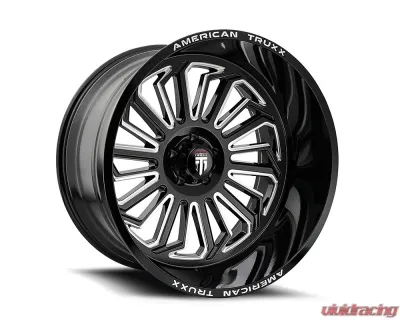 American Truxx AT1916 Butcher Wheel 24x14 6x135 -76mm 87.1mm Black Milled - AT1916-24436M