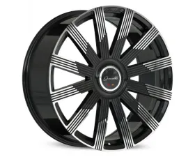 Gianelle Beirut Wheel 24x10 +15 Gloss Black Machined Face