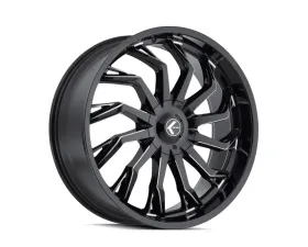 Kraze Scrilla Wheel 26x10 5x115 18mm Black/Milled