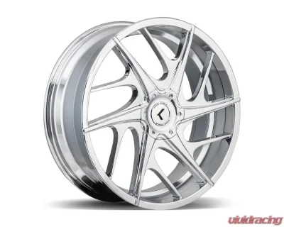 Kraze Rogue Wheel 18x8 5x110 40mm Chrome - KR182-8811C40