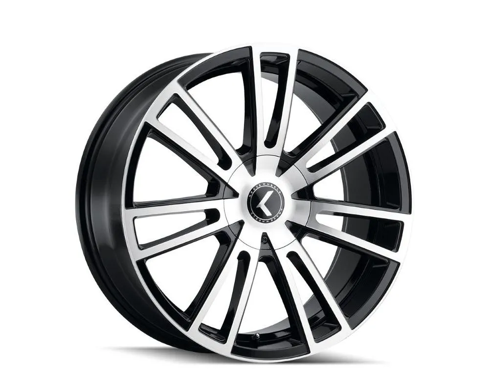 Kraze Spectra Wheel 20x8.5 5x110 38mm Gloss Black/Machined - KR183-2860BM38
