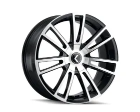Kraze Spectra Wheel 18x8 5x108 40mm Gloss Black/Machined