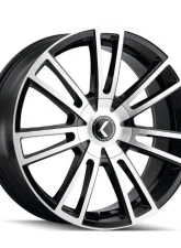 Kraze Spectra Wheel 22x8.5 5x110 38mm Gloss Black/Machined                                     - KR183-22860BM38 - Image 3