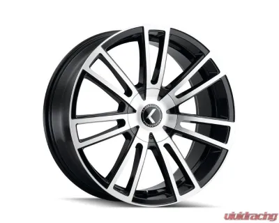 Kraze Spectra Wheel 22x8.5 5x110 38mm Gloss Black/Machined - KR183-22860BM38
