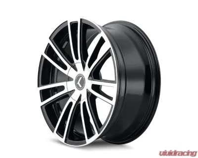Kraze Spectra Wheel 22x8.5 5x110 38mm Gloss Black/Machined - KR183-22860BM38