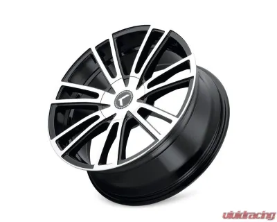 Kraze Spectra Wheel 22x8.5 5x110 38mm Gloss Black/Machined - KR183-22860BM38