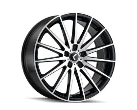 Kraze Stunna Wheel 18x8 5x112 40mm Black/Machined Face