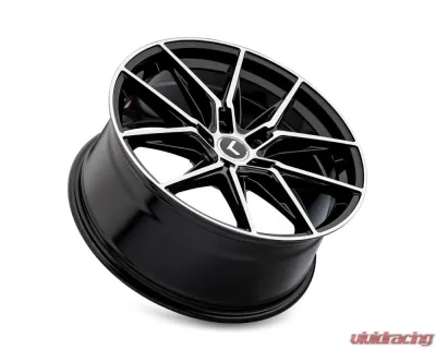 Kraze Evolve Wheel 20x9 5x112 35mm Gloss Black Machined - KR196-2945BM35