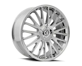 Kraze Double Down Wheel 17x8 5x108 | 5x114.3 38mm Chrome