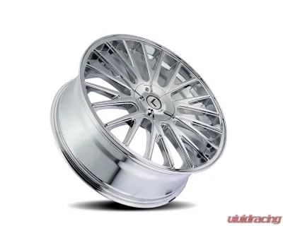 Kraze Double Down Wheel 17x8 5x108 | 5x114.3 38mm Chrome - KR185-7814C38