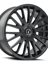 Kraze Wheels Kraze Double Down Wheel 17x8 5x112 5x120 38mm Gloss Black                                     - KR185-7809B38 - Image 3