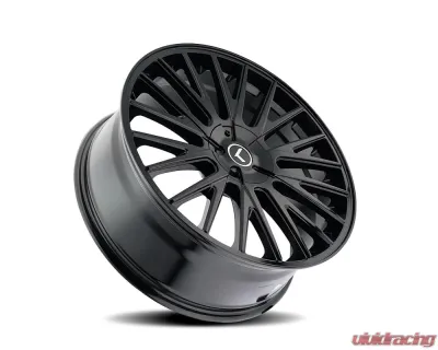 Kraze Wheels Kraze Double Down Wheel 17x8 5x112 5x120 38mm Gloss Black - KR185-7809B38