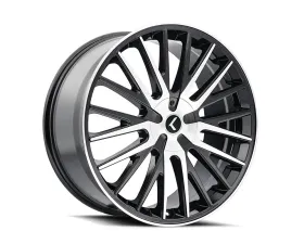 Kraze Wheels Kraze Double Down Wheel 17x8 5x112 | 5x120 38mm Gloss Black Machined