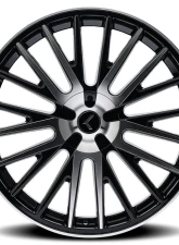 Kraze Wheels Kraze Double Down Wheel 18x8 5x112 5x120 40mm Gloss Black Machined                                     - KR185-8809BM40 - Image 3