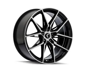 Kraze Evolve Wheel 18x8.5 5x112 30mm Gloss Black Machined