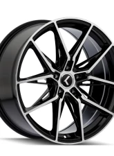 Kraze Evolve Wheel 18x8.5 5x120 30mm Gloss Black Machined                                     - KR196-8812BM30 - Image 3